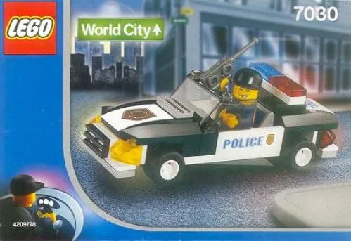 LEGO 7030 Voiture de patrouille - prix et où acheter | Brick Broker
