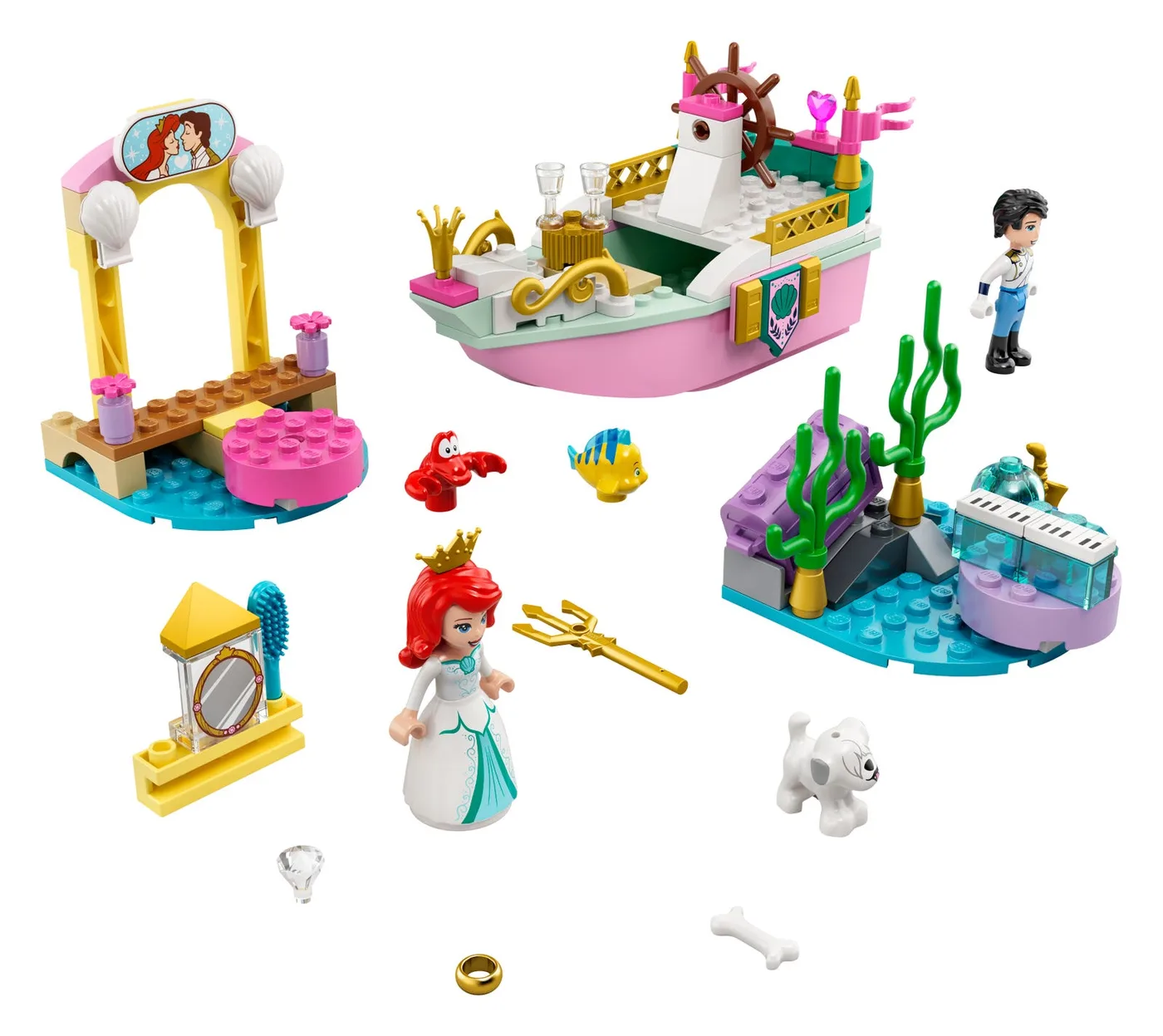 LEGO 43191 Bateau de célébration d'Ariel - prix | Brick Broker