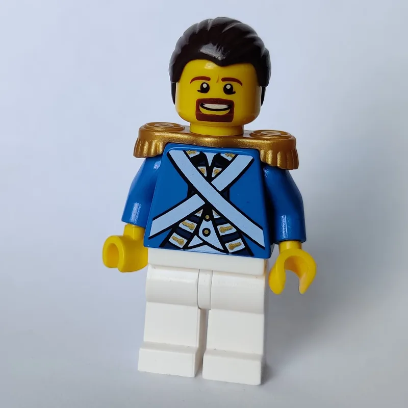 Soldier (Bluecoat) - Sergeant, Brown Goatee — minifigurine LEGO | Brick Broker