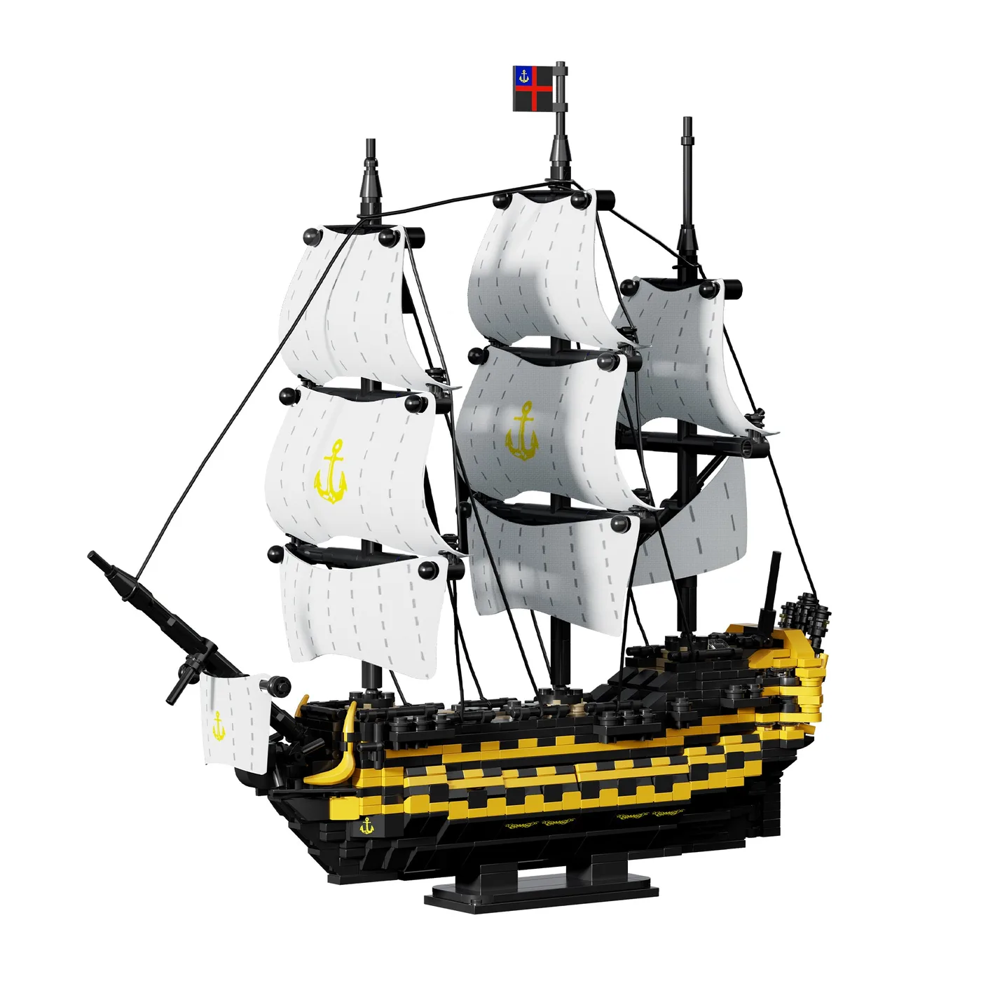 JIESTAR Kit de modèle de voilier Xbert Victory (JS-66052) - prix | Brick Broker