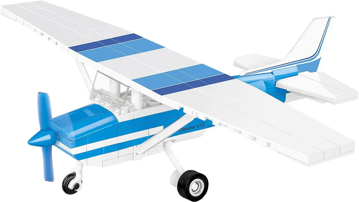 COBI Cessna 172 Skyhawk Blanc-Bleu (COBI-26622) - prix | Brick Broker