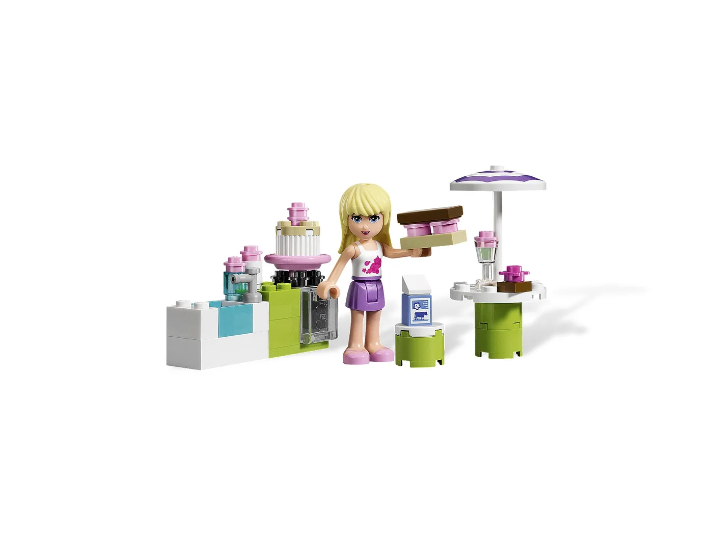 LEGO 3930 La boulangerie extérieure de Stéphanie - prix | Brick Broker