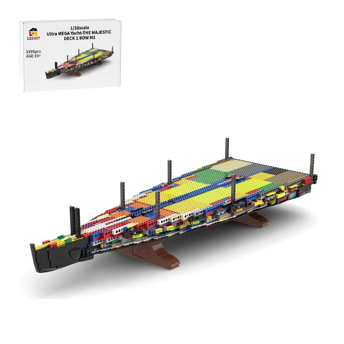 LesDiy Méga Yacht - Partie 1 Module 1 Pont 1 Poupe (LESDIY-3655864) - prix | Brick Broker