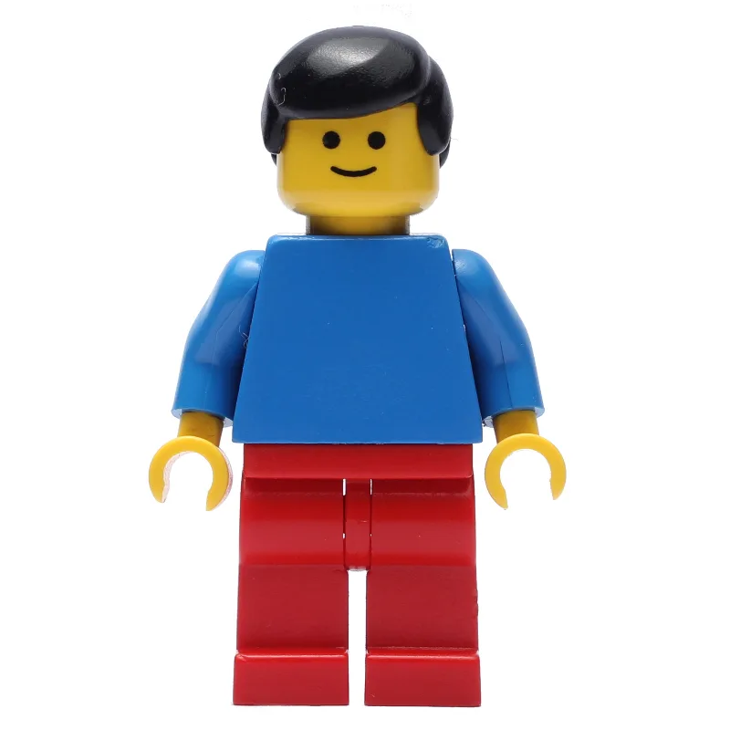 Man - Blue Torso, Red Legs, Black Hair — dans quels sets LEGO ? (fig-005122) | Brick Broker