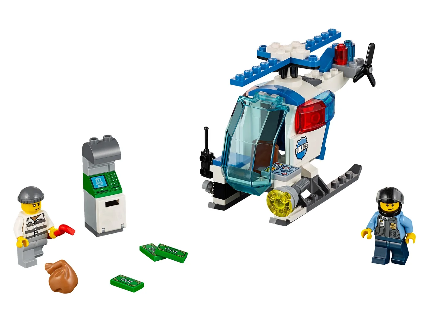 LEGO 10720 Course-poursuite en hélicoptère de police - prix | Brick Broker