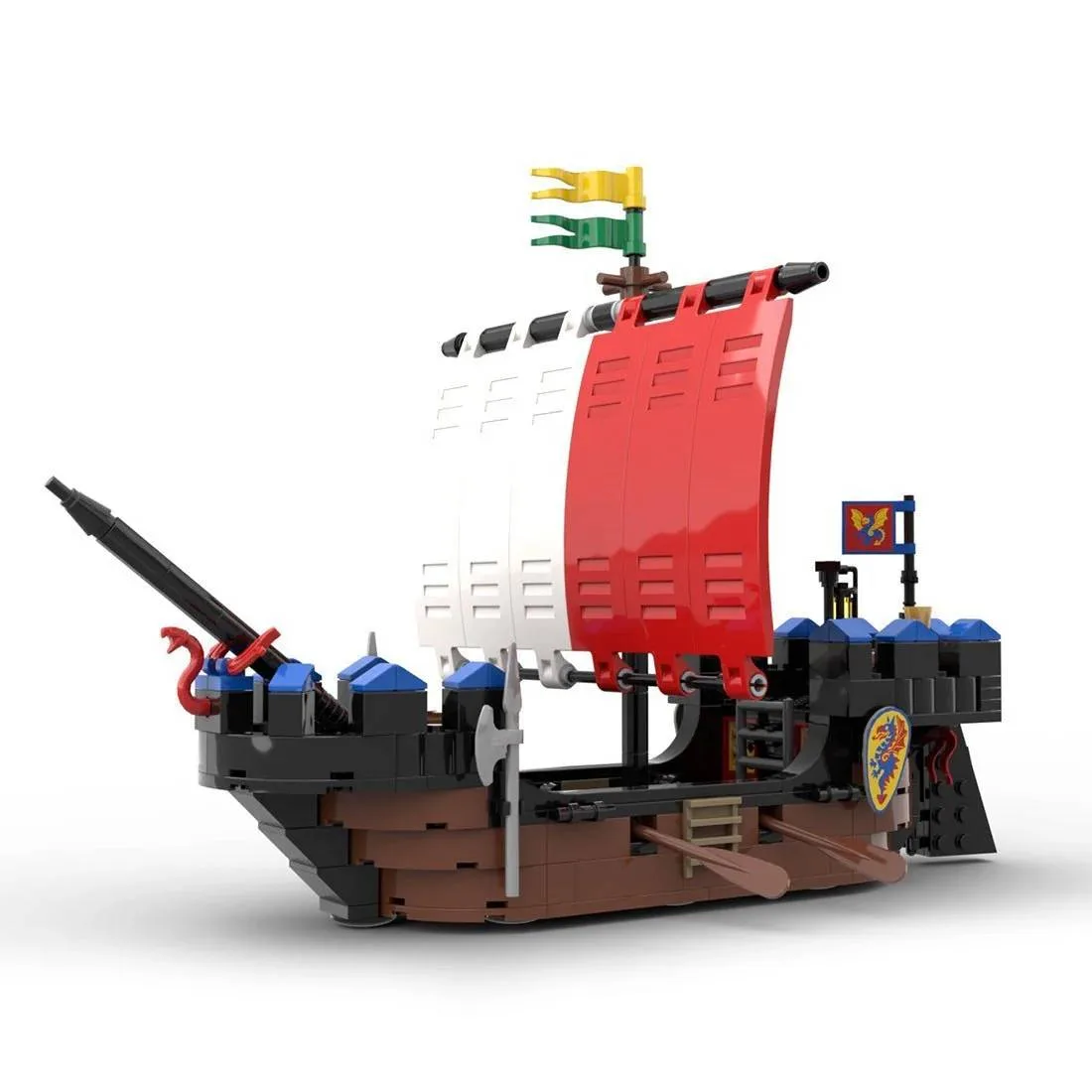 LesDiy Navire de guerre médiéval Sea Dragon (LESDIY-3490954) - prix | Brick Broker