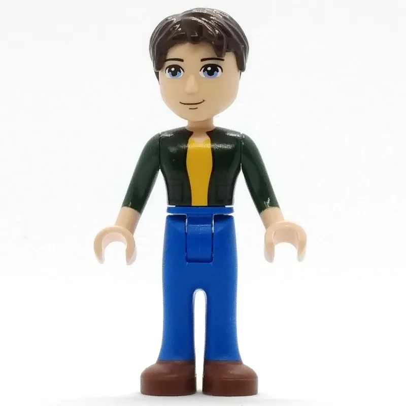 Joshua - Dark Green Shirt, Blue Pants, Dark B… — minifigurine LEGO | Brick Broker