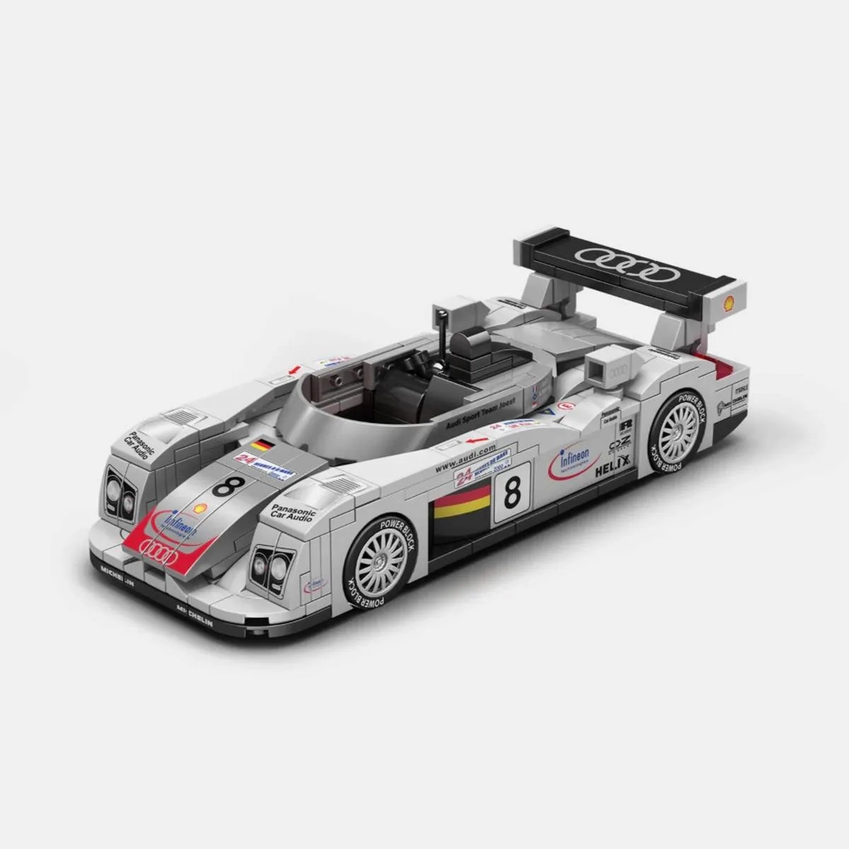 Xinyu PowerBuild Audi™ Le Mans R8 (PB8813) - prix | Brick Broker