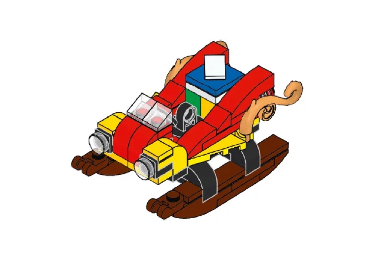 LEGO Ornement de traîneau fusée (SLEIGHORNAMENT-1) - prix | Brick Broker