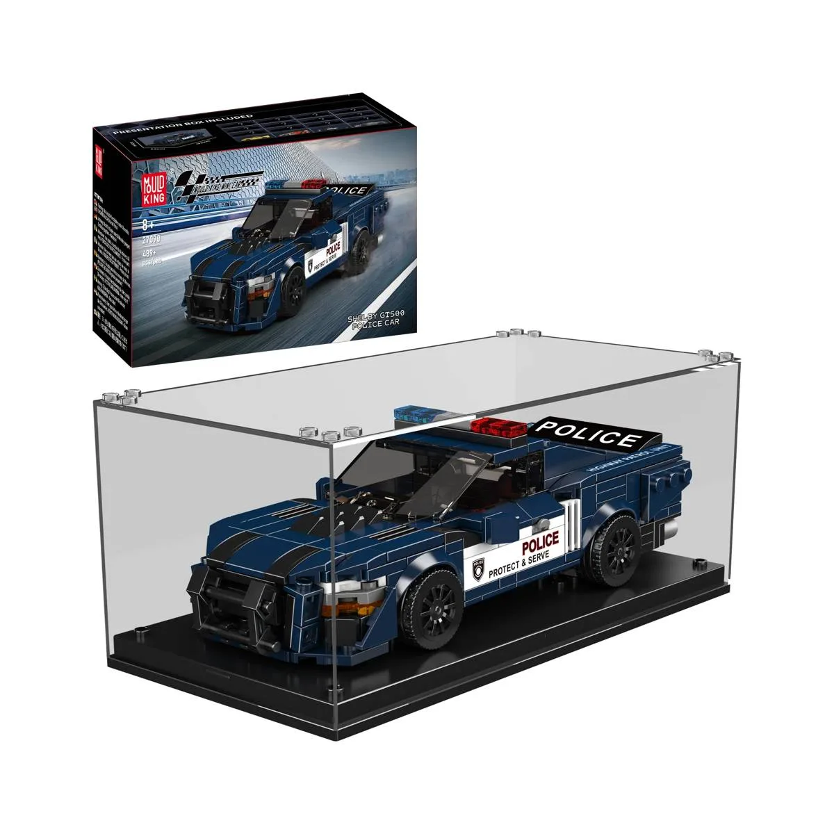 Mould King Voiture de police Shelby GT500 (MOU-27090) - prix | Brick Broker