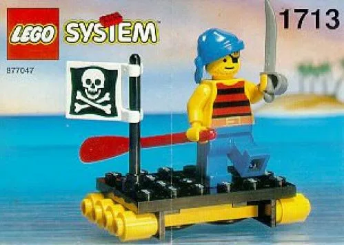 LEGO 1713 Pirate Naufragé - prix et où acheter | Brick Broker