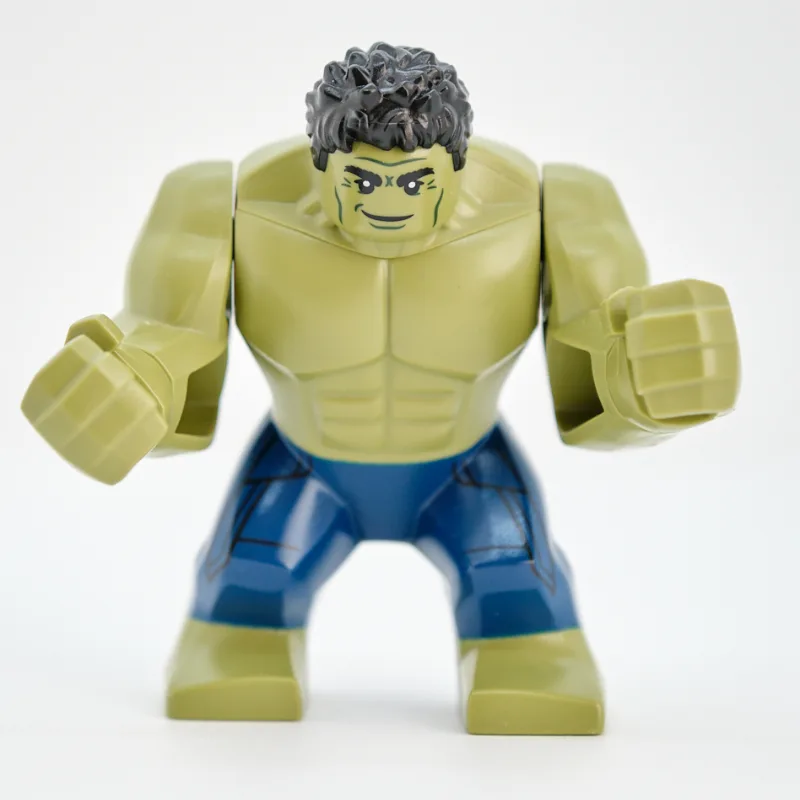 Hulk (Big Fig), Black Hair, Dark Blue Pants — minifigurine LEGO | Brick Broker