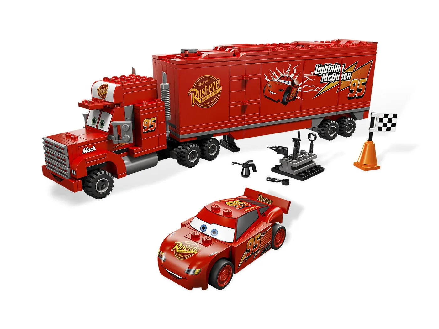 LEGO 8486 Camion d'Équipe de Mack - prix | Brick Broker