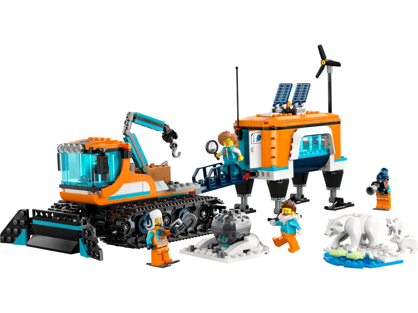 LEGO 60378 Camion d'exploration arctique et laboratoire mobile - prix | Brick Broker
