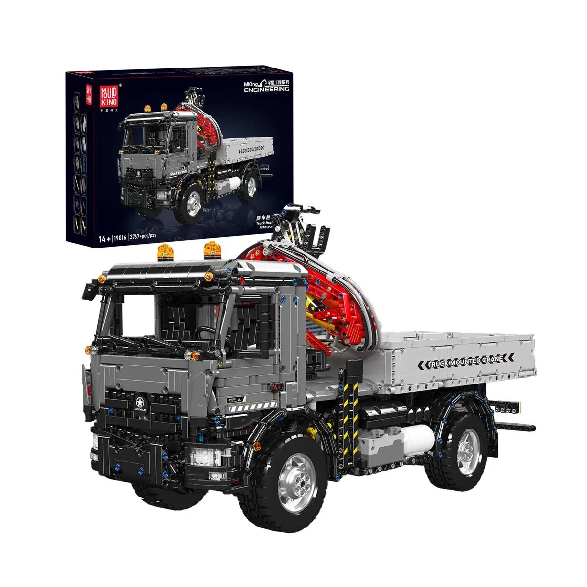 Mould King Véhicule de transport de grue montée sur camion (MOU-19016) - prix | Brick Broker