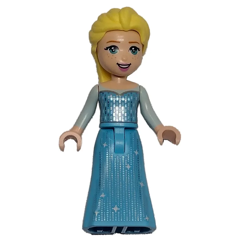 Elsa, Medium Azure Dress, No Cape — dans quels sets LEGO ? (fig-011334) | Brick Broker