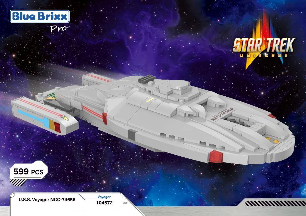 BlueBrixx STAR TREK USS Voyager NCC-74656 (BB-104572) - prix | Brick Broker