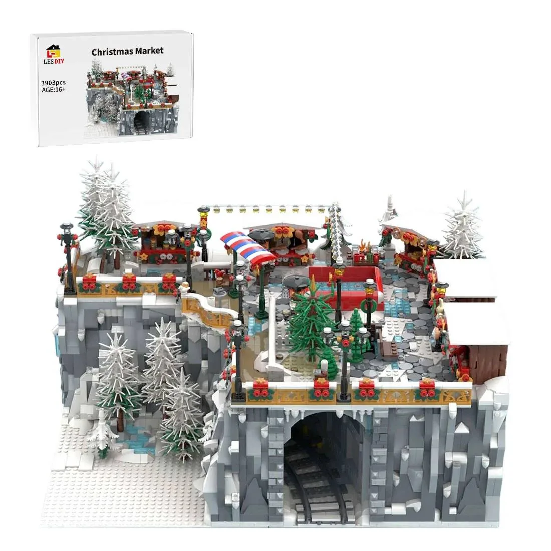 LesDiy Marché de Noël du village d'hiver (LESDIY-3737916) - prix | Brick Broker
