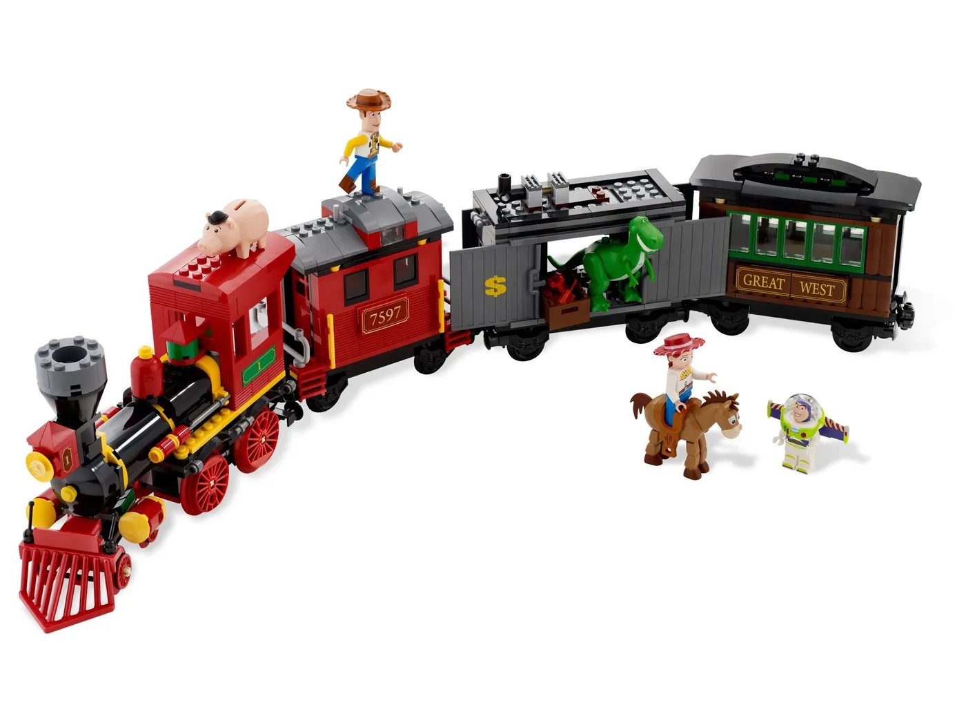LEGO 7597 La Poursuite en Train de l'Ouest Sauvage - prix | Brick Broker