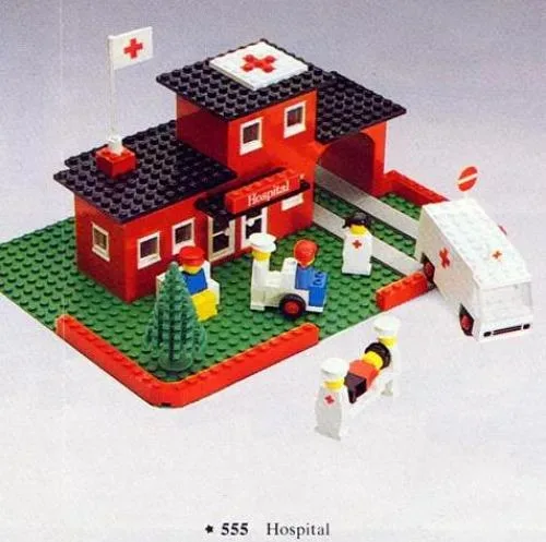 LEGO 555 Hôpital - prix et où acheter | Brick Broker