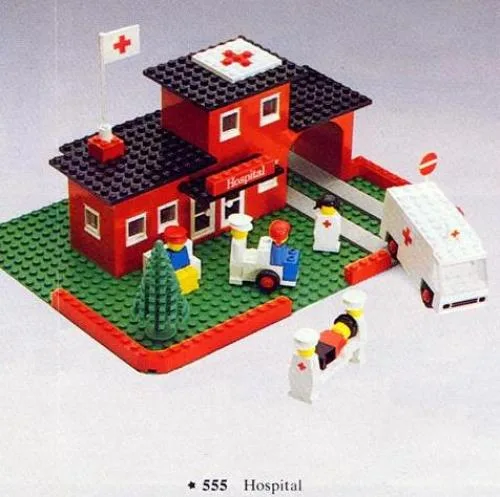 LEGO 555 Hôpital - prix et où acheter | Brick Broker