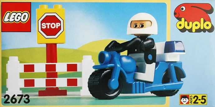 LEGO 2673 Patrouille à moto - prix et où acheter | Brick Broker