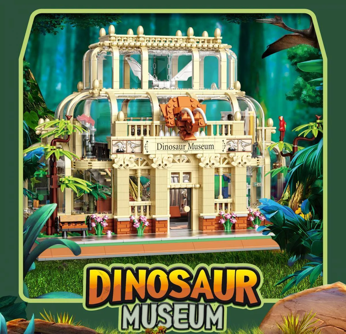 ZHEGAO Musée des dinosaures (ZHE-613000) - prix | Brick Broker