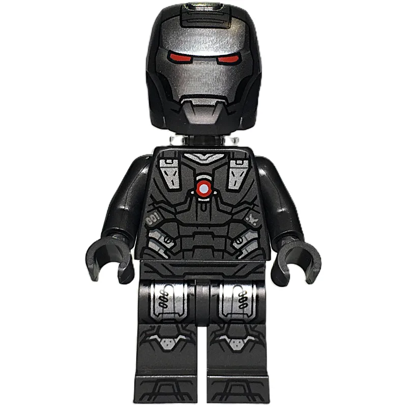 War Machine, Trans-Clear Neck Bracket, Pearl… — minifigurine LEGO | Brick Broker
