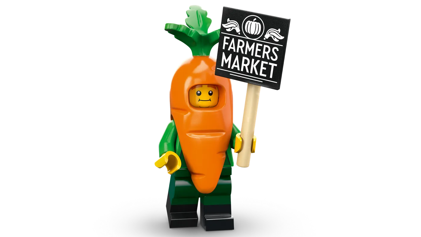LEGO 71037 Mascotte Carotte - prix et où acheter | Brick Broker