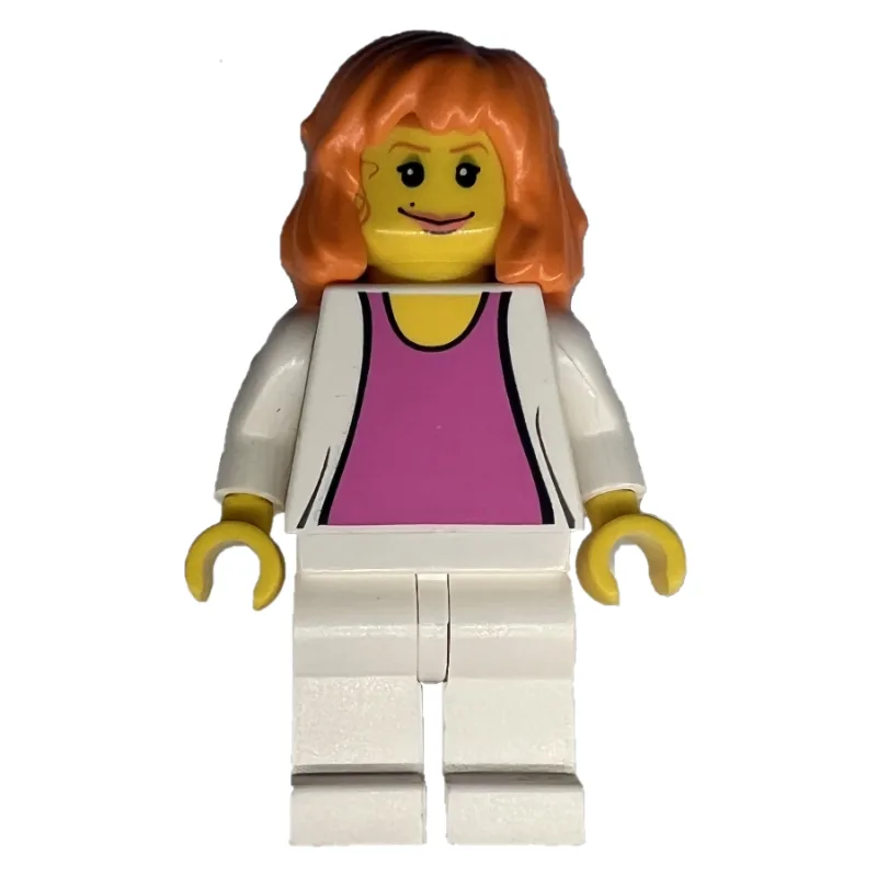 Mary Jane with White Jacket and Pink Shirt — minifigurine LEGO | Brick Broker