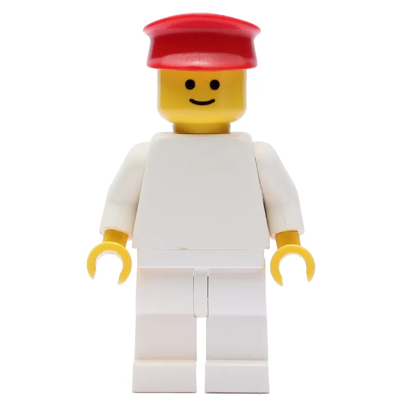 Man - White Torso, White Legs, Red Hat — dans quels sets LEGO ? (fig-001185) | Brick Broker