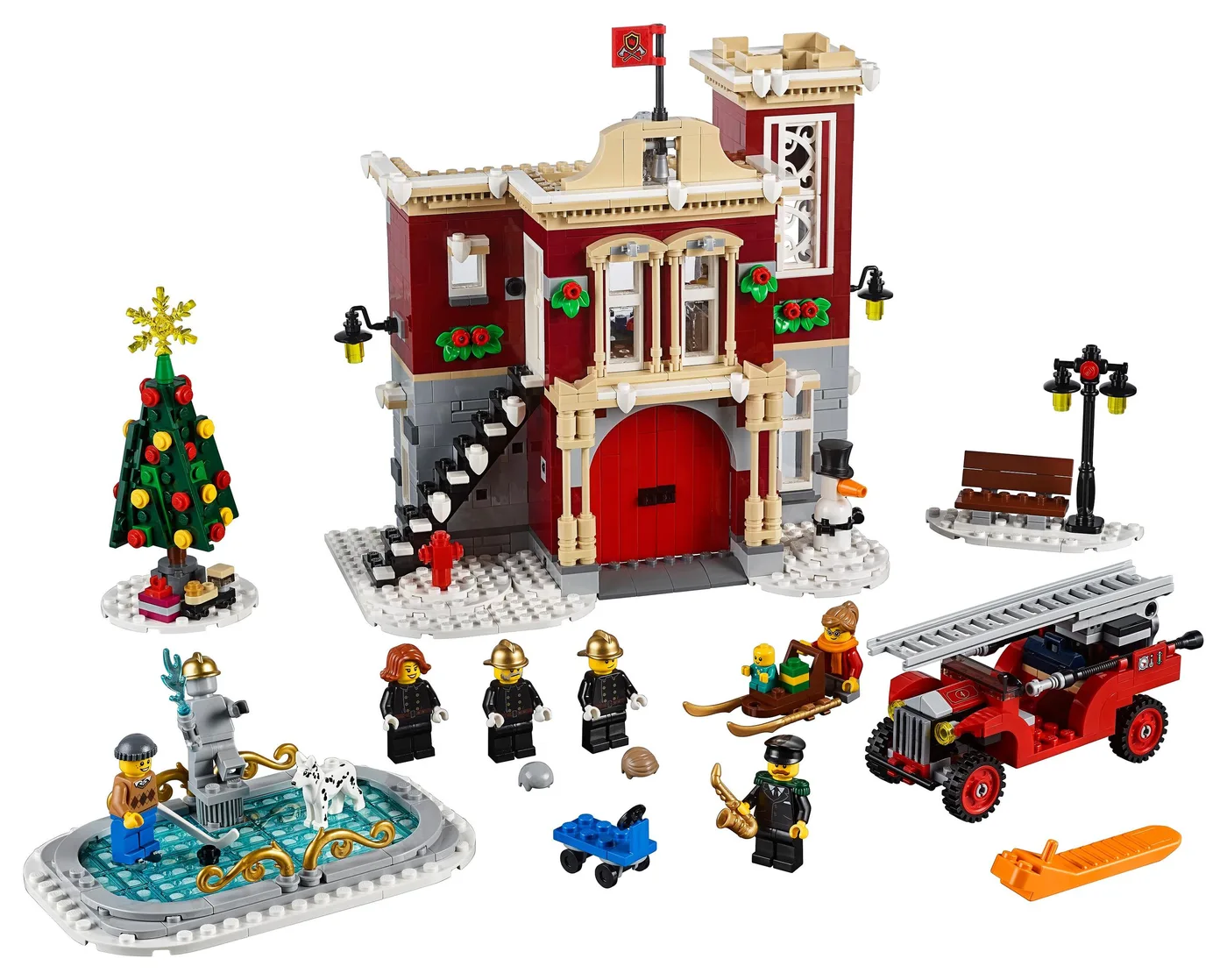 LEGO 10263 La Caserne de Pompiers du Village d'Hiver - prix | Brick Broker
