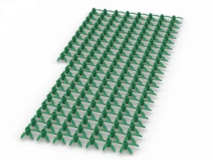 BlueBrixx Feuilles de bambou 3x3, Vert - 150 pièces (BB-400162) - prix | Brick Broker