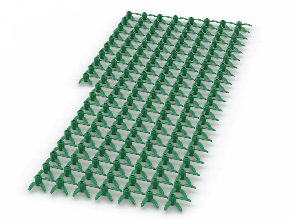 BlueBrixx Feuilles de bambou 3x3, Vert - 150 pièces (BB-400162) - prix | Brick Broker