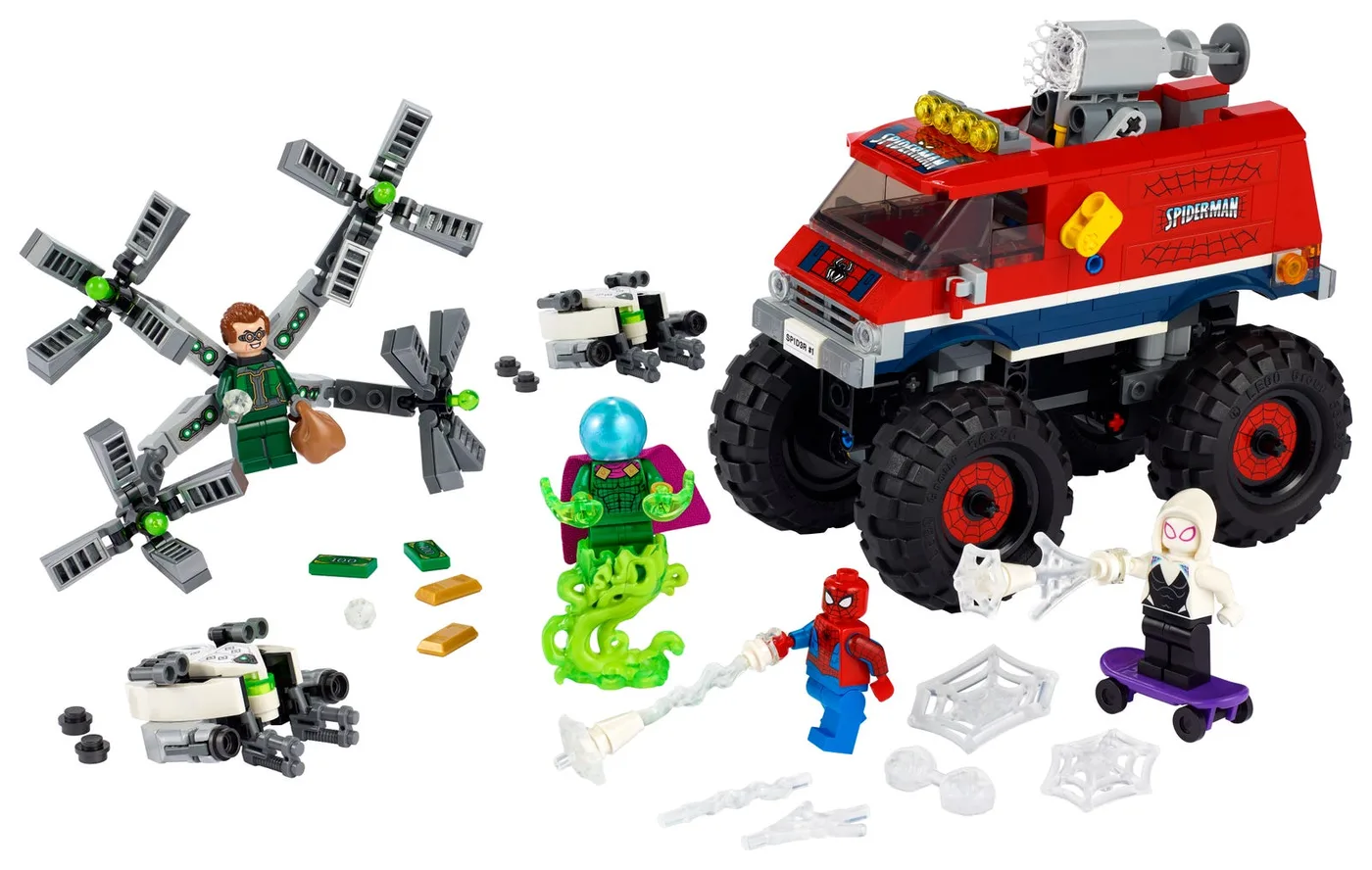 LEGO 76174 Le Monster Truck de Spider-Man contre Mysterio - prix | Brick Broker