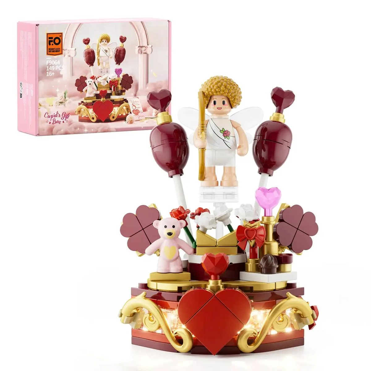Lumibricks Boîte cadeau de Cupidon - Édition limitée (LUMI-F9064) - prix | Brick Broker