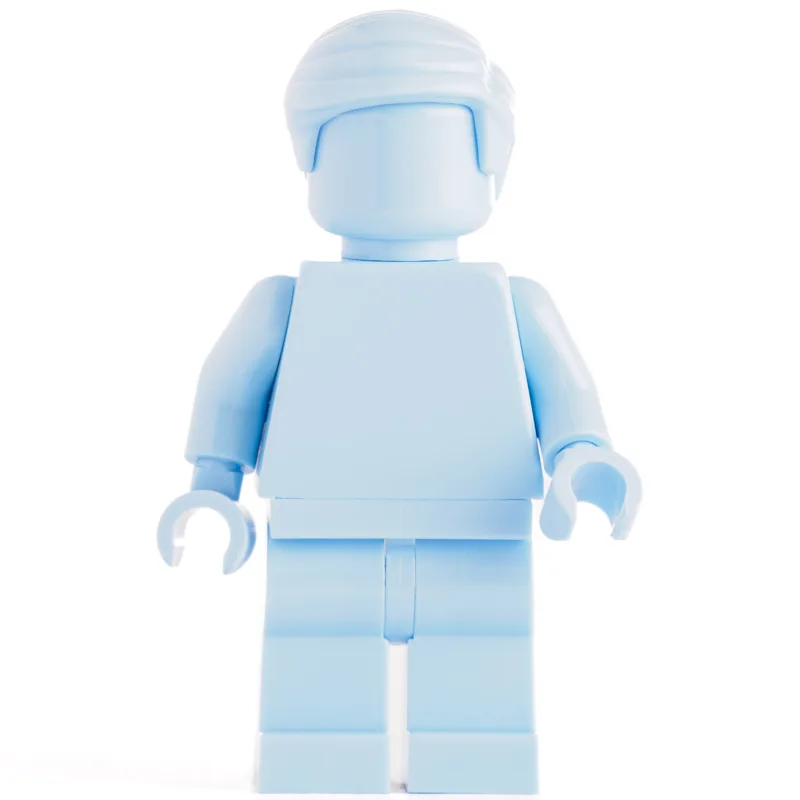 Monochrome Bright Light Blue with Hair — dans quels sets LEGO ? (fig-011433) | Brick Broker