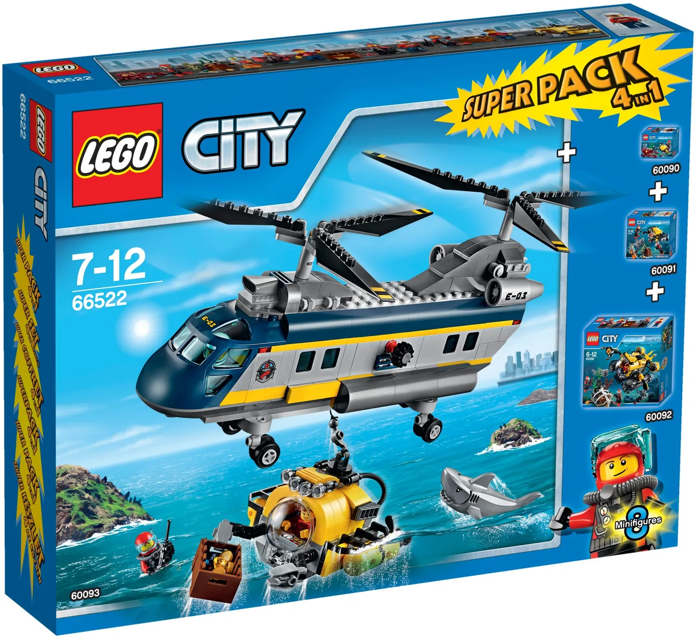 LEGO 66522 Super Pack City 4 en 1 - prix | Brick Broker