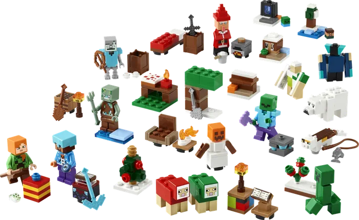 LEGO 21280 Calendrier de l'Avent Minecraft 2025 - prix | Brick Broker
