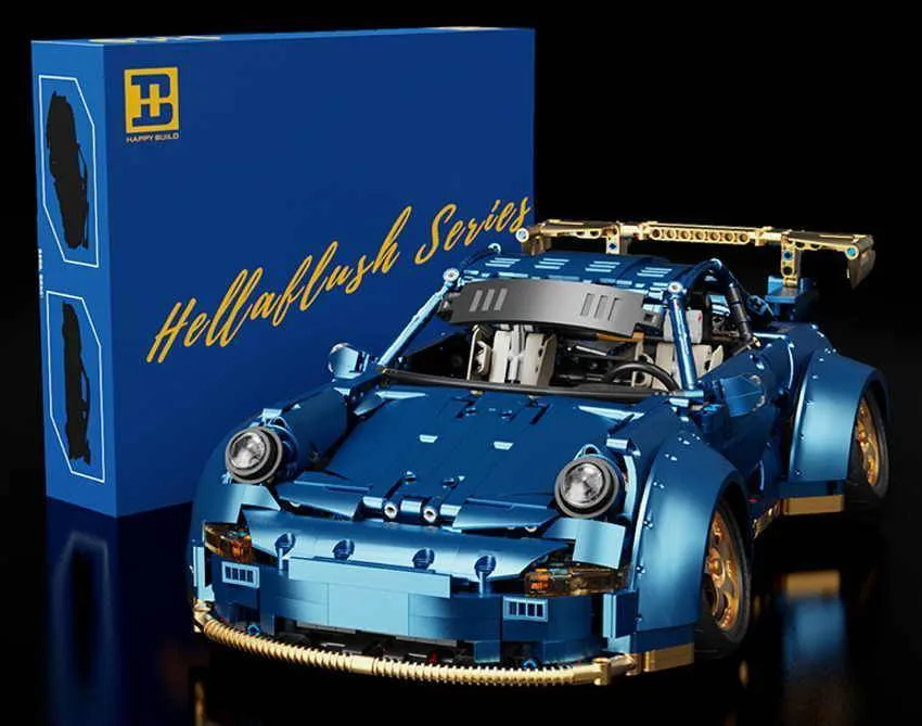 Xinyu Supercar sportive bleue Happy Build (YC-23006) - prix | Brick Broker