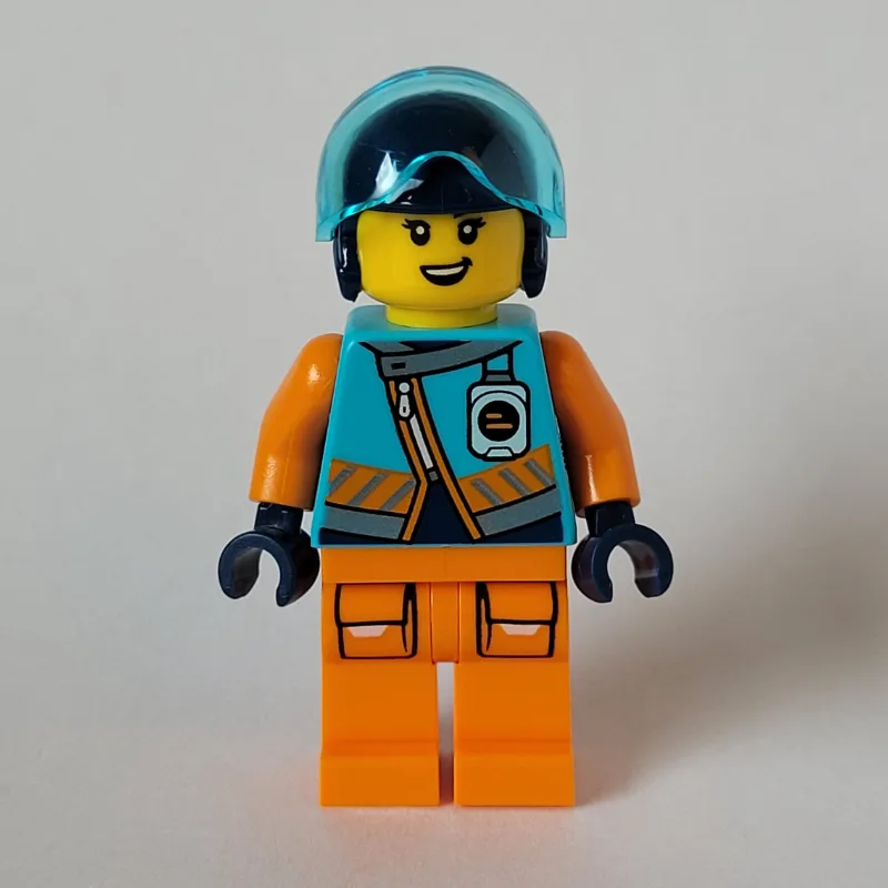 Arctic Explorer Pilot, Iris Icicle, Medium Az… — minifigurine LEGO | Brick Broker