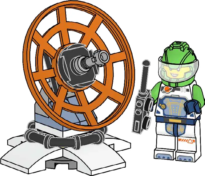 LEGO 952411 Astronaute et station de radio - prix | Brick Broker