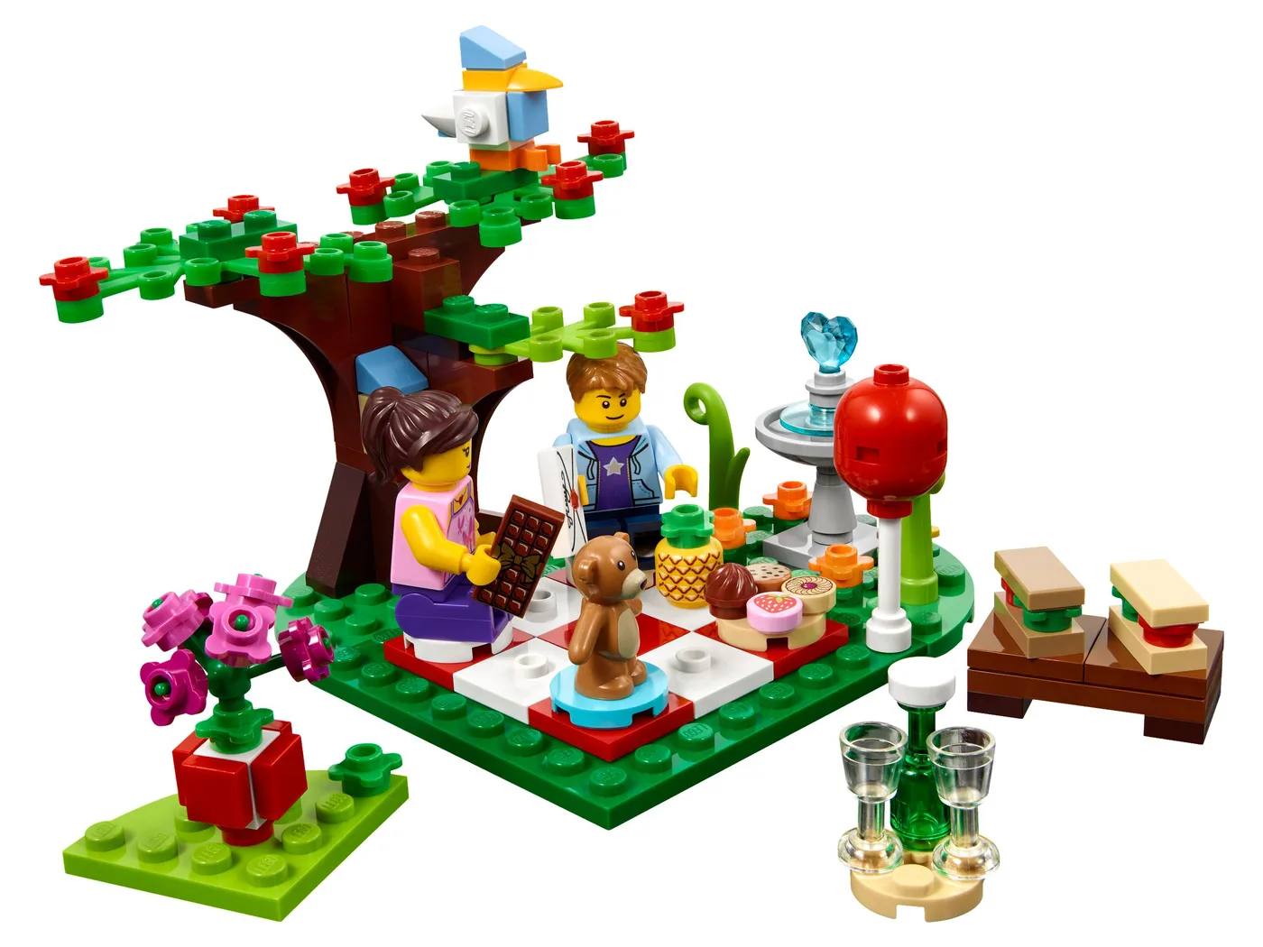 LEGO 40236 Pique-nique romantique de la Saint-Valentin - prix | Brick Broker