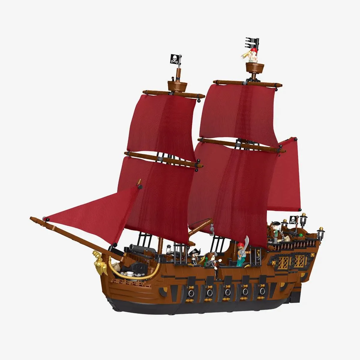 BlueBrixx Légendes de la Côte aux Trésors - Brigantin Pirate (BB-109424) - prix | Brick Broker