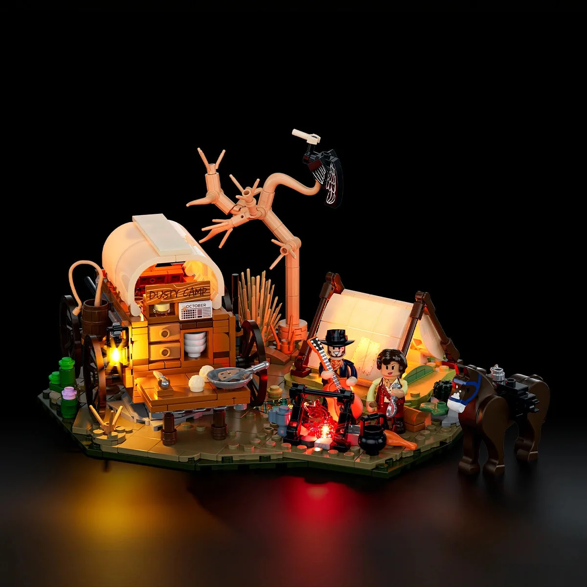 Lumibricks Camp de cow-boys (LUMI-F9076) - prix | Brick Broker