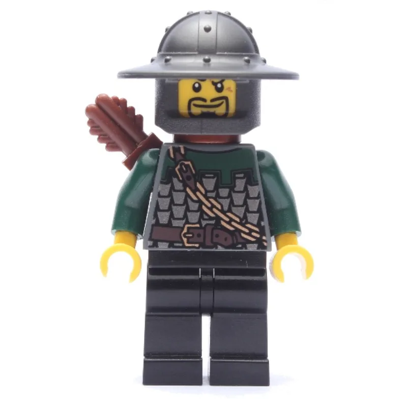 Dragon Knight, Archer, Dark Green, Wide Brim… — minifigurine LEGO | Brick Broker