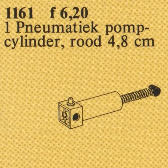 LEGO 1161 Cylindre de Pompe Pneumatique TECHNIC 48mm - prix | Brick Broker
