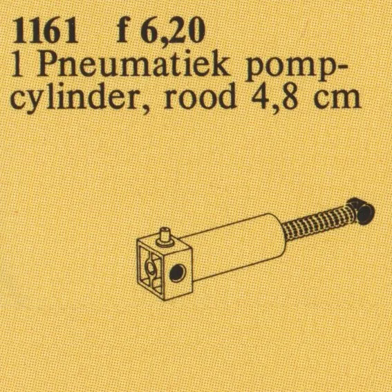 LEGO 1161 Cylindre de Pompe Pneumatique TECHNIC 48mm - prix | Brick Broker