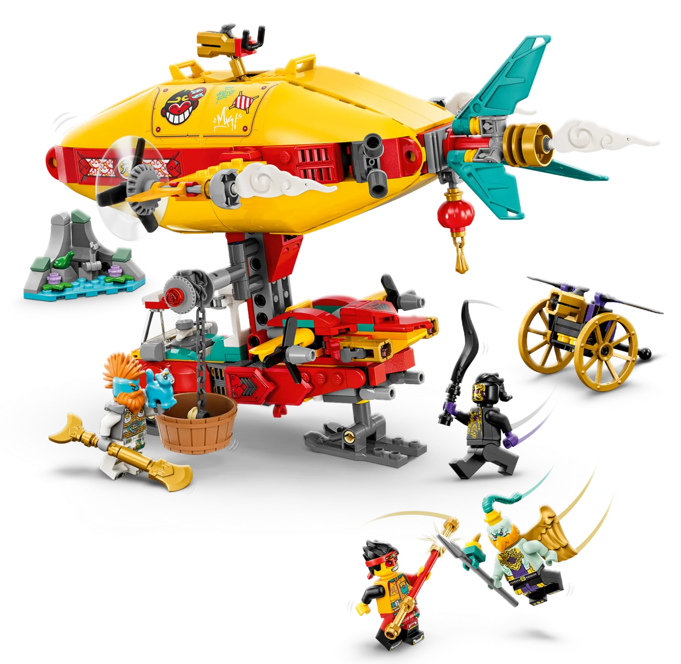 LEGO 80046 Le Dirigeable Nuage de Monkie Kid - prix | Brick Broker