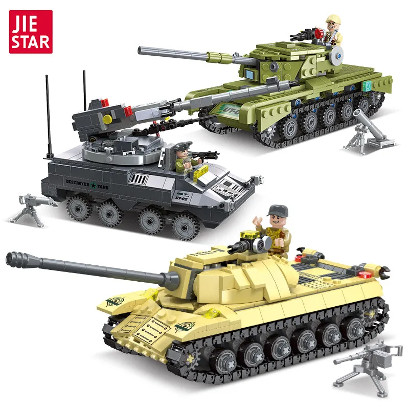 JIESTAR Pack de 3 sets militaires (JS-61118) - prix | Brick Broker